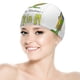 thumbnail image 5 of Hombre Servilleta Gorro de Natación de Licra, Gorro de Baño de Tela Cómoda, Gorro Elástico Antideslizante para Hombres, Mujeres y Niños, 5 of 6