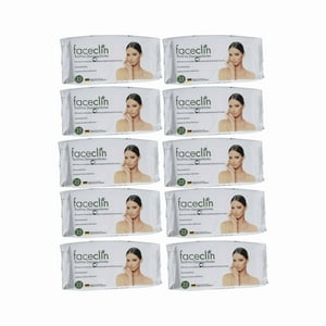 Pack 10 Toallitas Desmaquillantes Faceclin 250 Unidades En Total