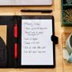thumbnail image 3 of Padfolio PenGear Negro Pequeño de Cuero Sintético con Bloc 5 x 8, 3 of 3