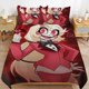 thumbnail image 1 of Hazbin-Hotel Hazbin-Hotel Bedding Set Sheet Set for Kids Adults,All Season Lightweight, 1 of 5
