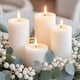 thumbnail image 4 of 8PCS 4*5cm Velas ambientales aroma jazmín Blanco puro perfecta para bodas veladas fiestas hogar, 4 of 5