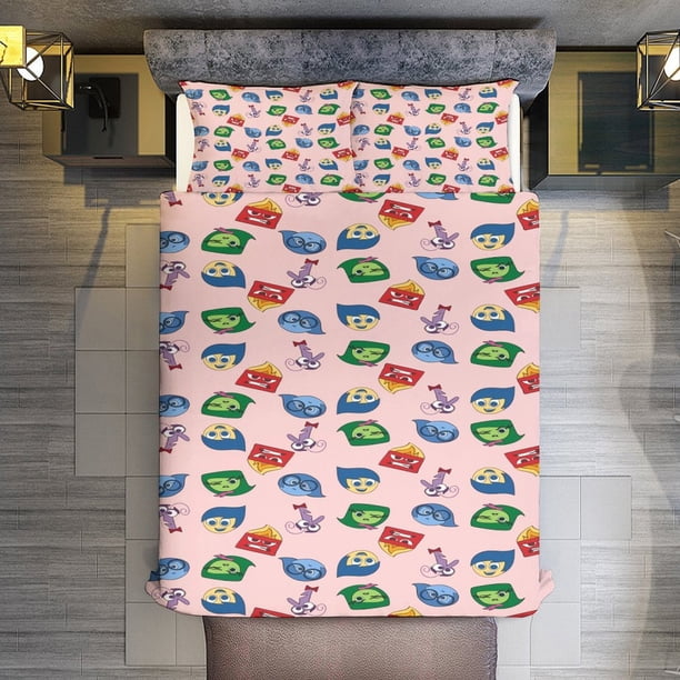 3 Piece Bedding SetInside out Comforter Set for Kids Boys Teen Tween 3D Lightweight Microfiber Bedding Sets