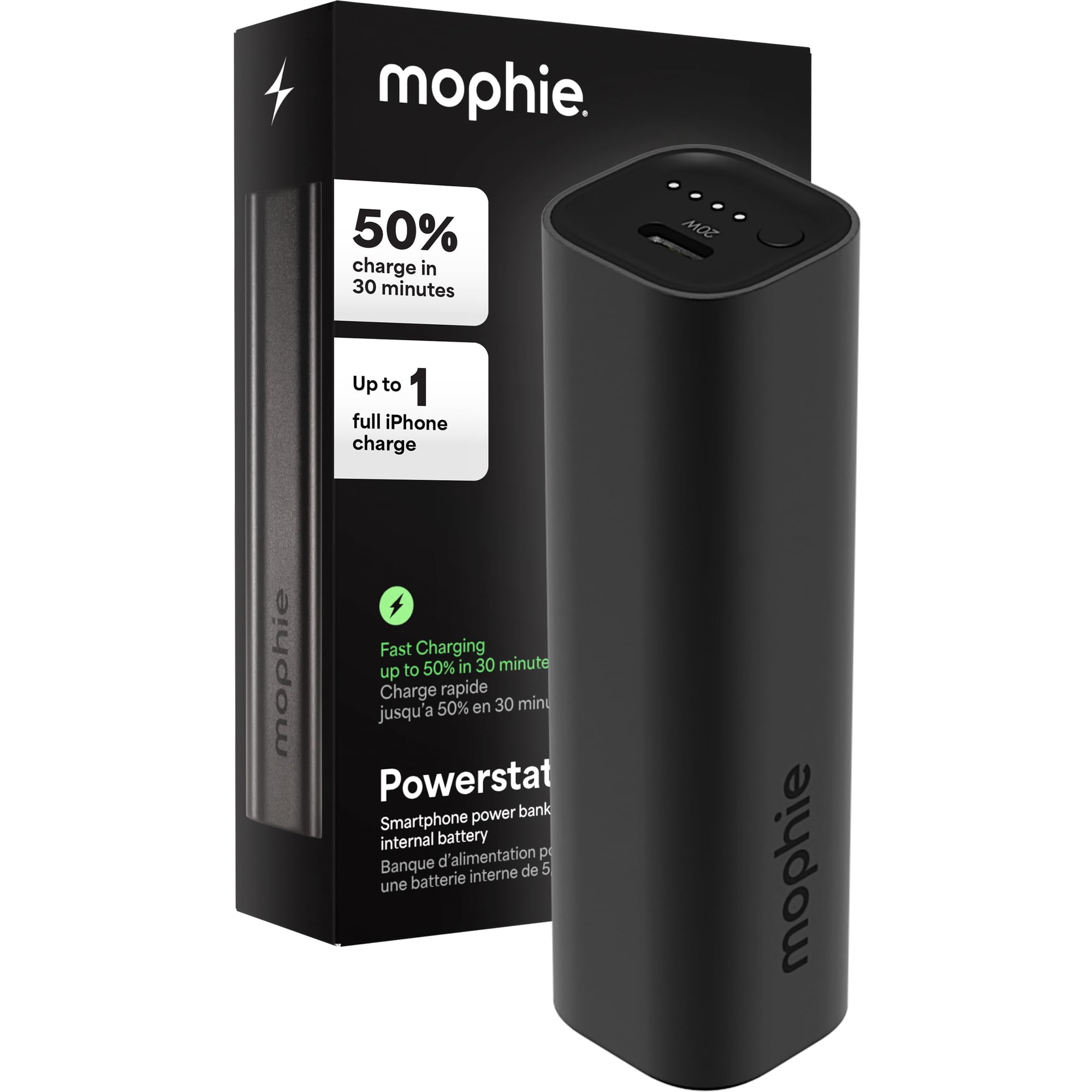 Banco De Energía Portátil Mophie Powerstation Mini De 5,000 Mah
