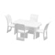 thumbnail image 5 of 1/50 Juego De Muebles Silla De Comedor Mesa Diorama Accesorio Para Diseño De Accesorios Cuadrado, 5 of 5