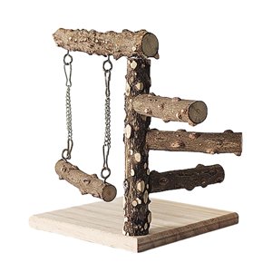 Ioensy - Parque Infantil Para Loros, Gimnasio Para Pájaros, Perchas Para Pájaros, Palos De Pie Para Tortolitos, Estilo A