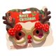 thumbnail image 2 of Gafas De Navidad Disfraz De Mu?eco De Nieve Creativo Anteojos Fiesta De Navidad Favores Arco Astas Café, 2 of 5