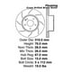 thumbnail image 2 of Disco Freno para auto Mercedes Benz S350 1999-2005 Delantero, 2 of 2