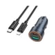 thumbnail image 3 of Cargador De Auto Hoco Z57a Doble Puerto Usb-c Cable Para Lightning, 3 of 4