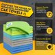 thumbnail image 2 of Toalla HOMEXCEL de microfibra para limpieza de coches, 150 unidades, 32 x 32 cm, 2 of 7