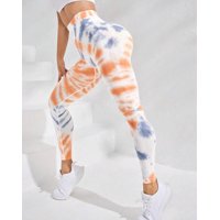 Flix Spa - Calzas Deportivas Push Up Mujer Estampado Manchado