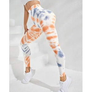 Flix Spa - Calzas Deportivas Push Up Mujer Estampado Manchado