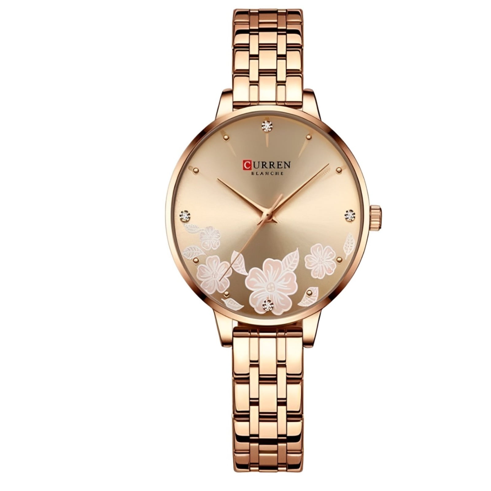 Reloj Curren Kred9502 Cuarzo Oro Rosa