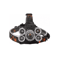 Genérico - Linterna Led Cintillo Cabeza Led T6 Cree Recargable /L009 Linterna Negro Luz Blanco