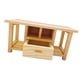 thumbnail image 1 of Mesa auxiliar de madera Simualtion con cajón, modelo de mesa de té hecha a mano para muebles de casa de muñecas 1/12, modelo de decoración de jardín, 1 of 5
