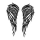 thumbnail image 2 of 2 Piezas Angel Wing Wall Art Office Hallway Collectible Chimenea Ornamento De Hierro 45cmx18cm, 2 of 5