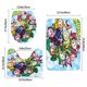 thumbnail image 3 of Juego de Alfombras de Baño Snorks Terciopelo Coral 3 Piezas, 3 of 6