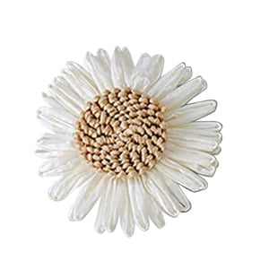Bothyi - Anillo De Servilleta De Girasol Para Mesa De Cena, Decoración Para Fiestas, Reuniones Familiares, Color Blanco