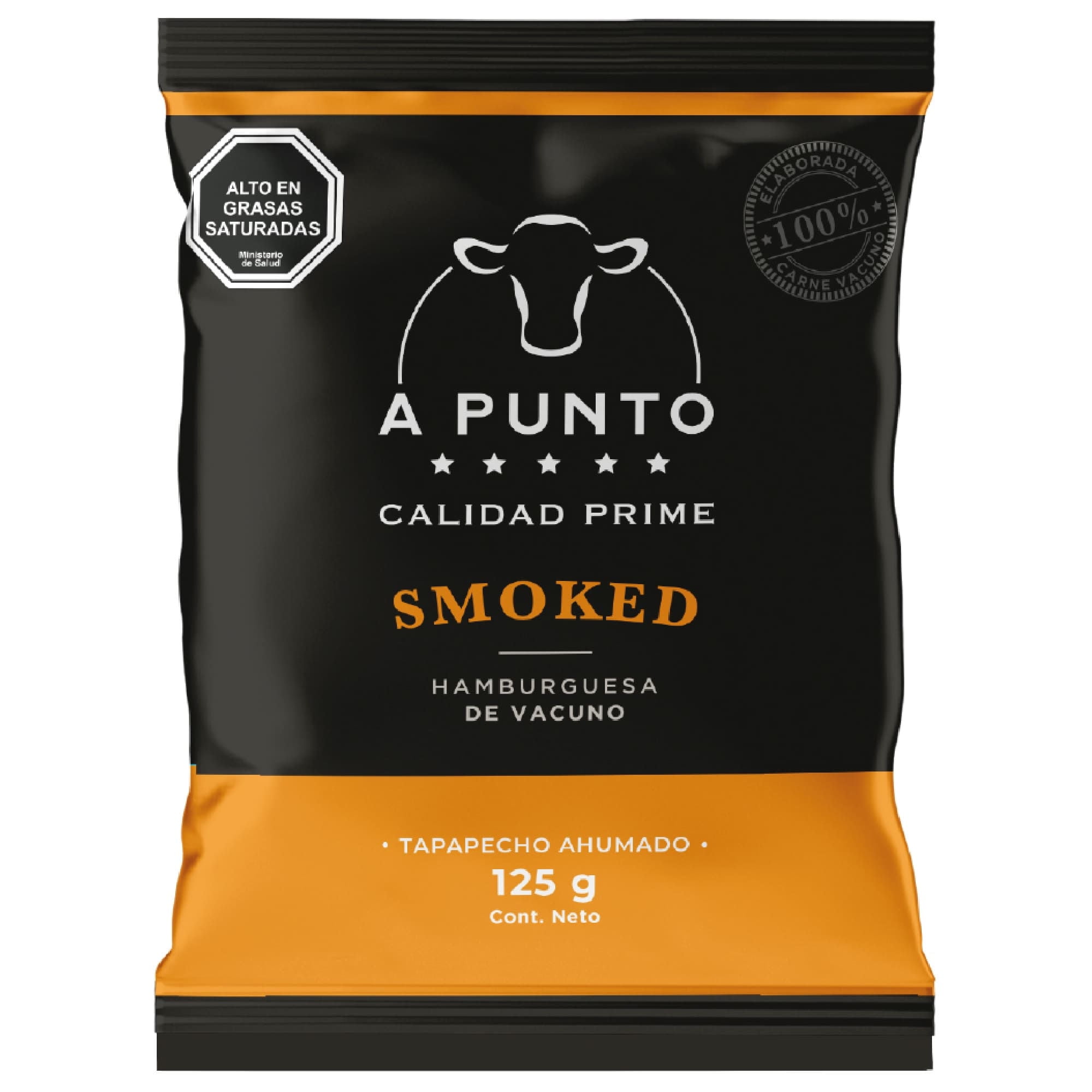 Hamburguesa De Vacuno Smoked 125 g A Punto