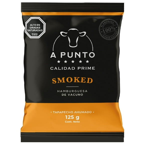 Hamburguesa de Vacuno Smoked, 125 g