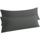 thumbnail image 1 of Funda de almohada NTBAY 20x54 cm Microfibra Gris oscuro, paquete de 2, 1 of 8