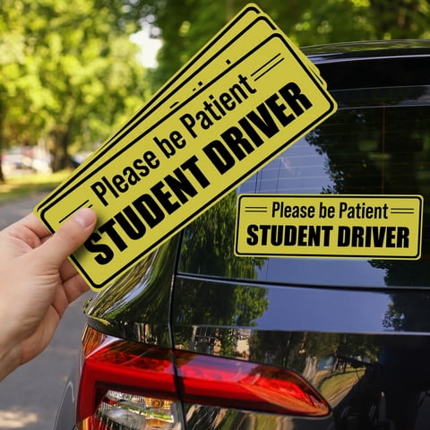 Assured Signs - Pegatinas De Estudiante Conductor Con