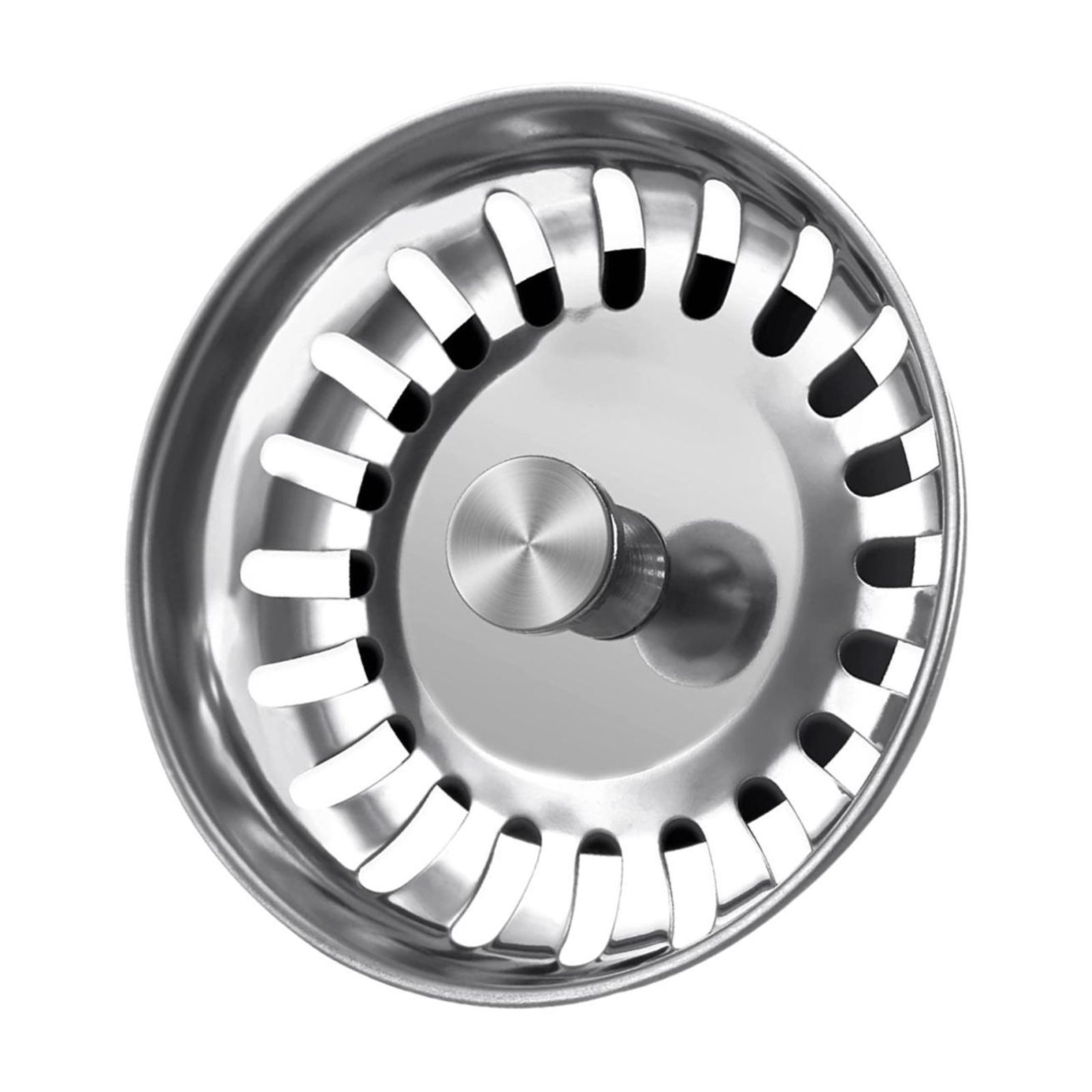 Bothyi - Colador De Desagüe Para Fregadero De Cocina, Antiobstrucciones, Colector De Pelo, Repuesto Para El Hogar, Color Plateado