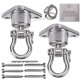 thumbnail image 1 of Juego de perchas giratorias Dakzhou de acero inoxidable con capacidad de 1500 libras, 1 of 7