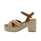 thumbnail image 3 of Sandalia mujer yute Khaki Danicolle, 3 of 5