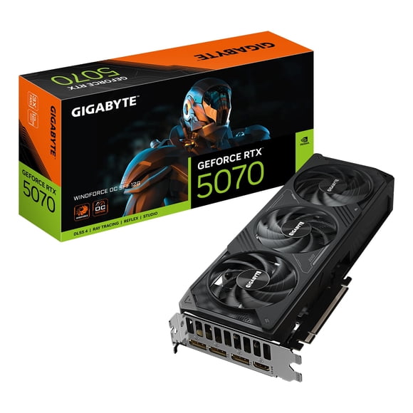 Tarjeta gráfica GIGABYTE GeForce RTX 5070 WINDFORCE OC SFF 12GB