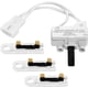 thumbnail image 1 of Pieza de repuesto para interruptor de puerta de secadora 3406107 compatible con Whirlpool Kenmore Maytag para reemplazar 3406109 3405100 3405101 3406100 3406101, con 3 fusibles térmicos 3392519 para s, 1 of 7