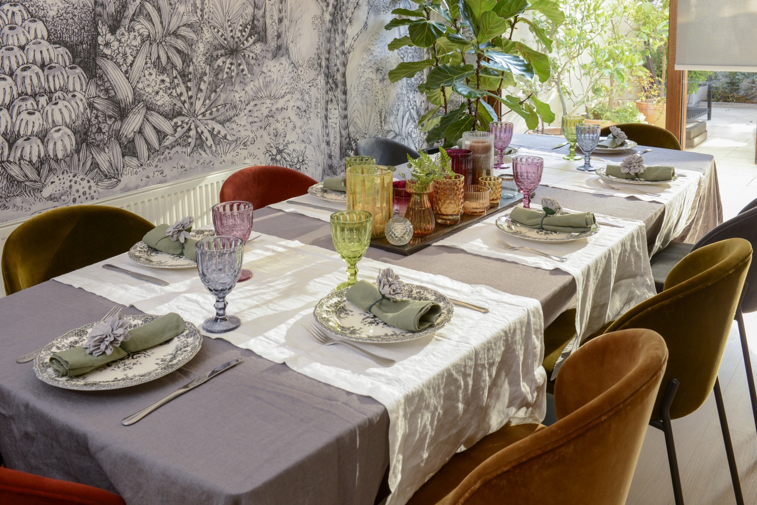 Purolino - Camino De Mesa Deshilado 100% Lino