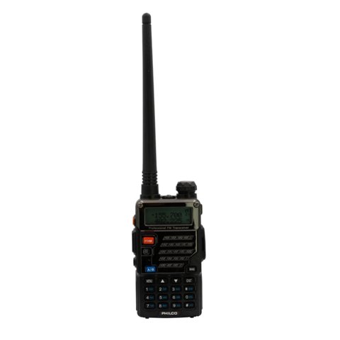 Philco - Kit 2 Radiotransmisores Walkie Talkie Led Negro