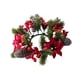 thumbnail image 1 of Corona De Velas Navideñas Con Forma De Anillo, Portavelas Para Repisa Festiva, 1 of 5