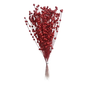 Bothyi - Falsa Baya Tallos Decoración Simulación Flor Plantas Guirnalda Fiesta Rojo