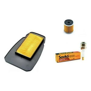 Genérico - Filtro Aire + Bujia + Filtro Aceite Para Moto Yamaha R15 V4