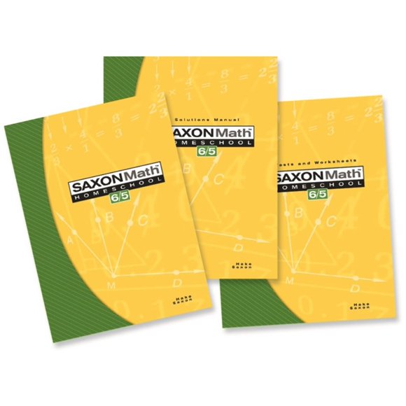 Kit de Educación en Casa Saxon Publishers Matemáticas 6/5