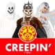 thumbnail image 3 of Vestido para niña Costume Rubie's Forum Ghostly con capucha, 3 of 7