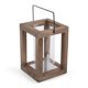 thumbnail image 1 of Farol con forma de vela Zingz & Thingz de madera, 9 cm, estilo rústico, jardín, 1 of 8