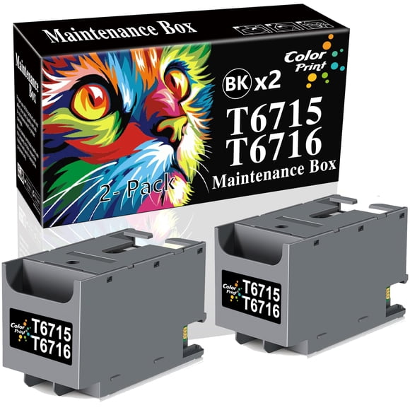 Caja de Mantenimiento de Tinta Color Print T6715/T6716 (Pack de 2)