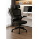 thumbnail image 5 of Silla Ergonómica Oficina Soporte Lumbar Ajustable Giratorio Negro, 5 of 8