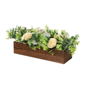 Bothyi - Centro De Mesa Floral Decorativo Con Flores Falsas Para La Mesa De La Cocina, El Escritorio Y El Hogar.