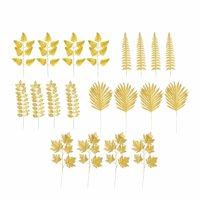 Bothyi - Hojas Tropicales Artificiales Para La Decoración Del Hogar Jungle Birthday Theme Party 20 Hojas Mixtas