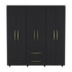 thumbnail image 2 of Closet 6 Puertas 2 Cajones Fm-024n - Negro, 2 of 8