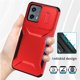 thumbnail image 5 of Funda Resistente para Motorola Moto G 5G 2023 con Tapa Deslizante y Protección Militar Rojo, 5 of 6