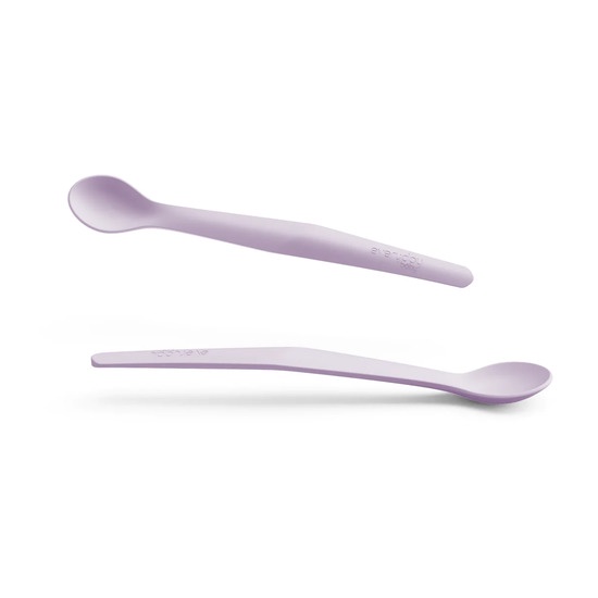 Everyday Baby - Pack De 2 Cucharas De Silicona Lavanda