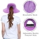 thumbnail image 4 of Sombreros Plegables Con Protección Uv Para Mujer, De Malla Y Ala Ancha, Para Pescar En La Playa, Con Agujero Para La Coleta, 4 of 6