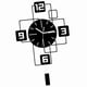 thumbnail image 3 of Reloj De Pared Con Péndulo Oscilante, Movimiento Silencioso, Reloj Colgante Para Dormitorio De Granja, 3 of 5