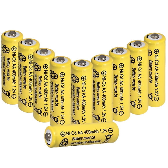 Baterías solares recargables Zsolarigt AA 400 mAh 1,2 V, paquete de 10
