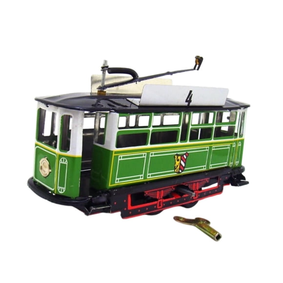Modelo De Tranvía Clásico De Estilo Retro, Versátil, Juguete Para Estantería, Dormitorio Infantil.