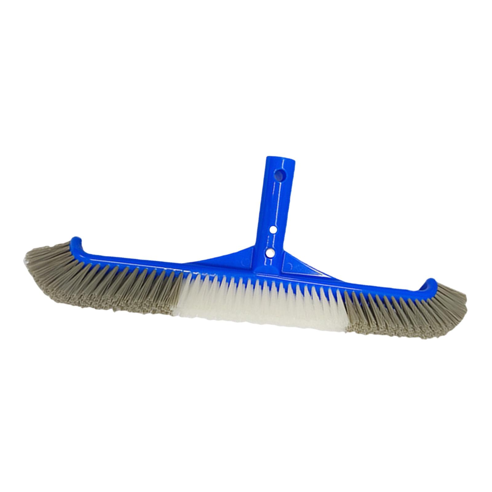 Magideal - Cepillo De Limpieza Para Piscinas, Cepillo De Pared, Pieza Portátil, Borde Curvado, Cepillo De Cerdas De Nailon Para Piscinas Elevadas, Baños, Spa, Ja